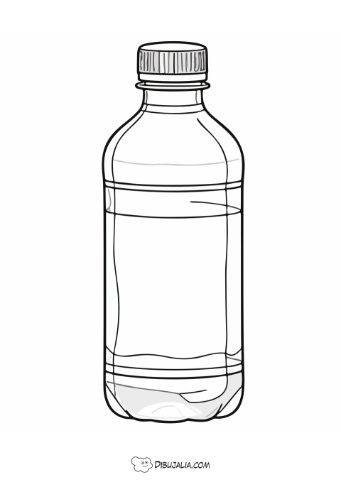 Botella Agua Plástico