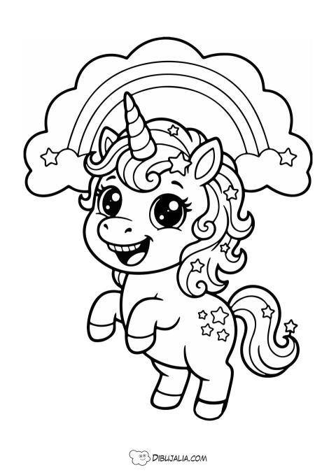 Unicornio Infantil Feliz