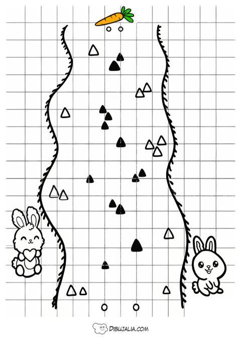 Pasatiempo Conejo Zanahoria Nivel Avanzado