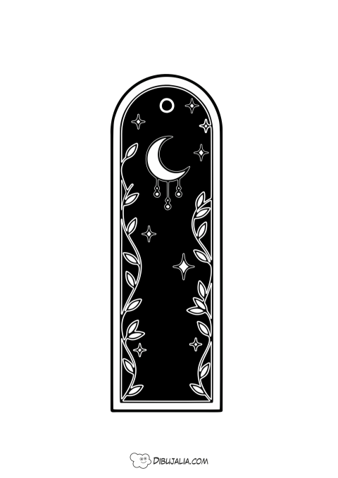 Marcapáginas Bella Luna Noche