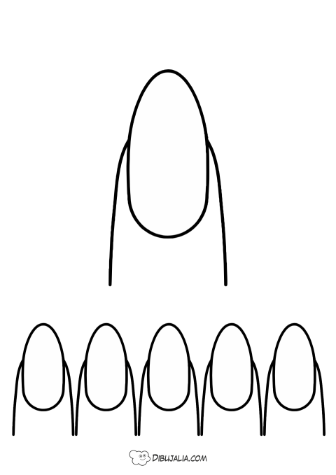 Plantilla diseño de Uñas