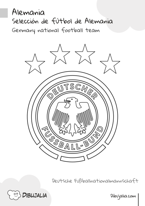 Escudo Selección de Fútbol de Alemania