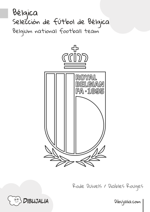 Escudo Selección de Fútbol de Bélgica
