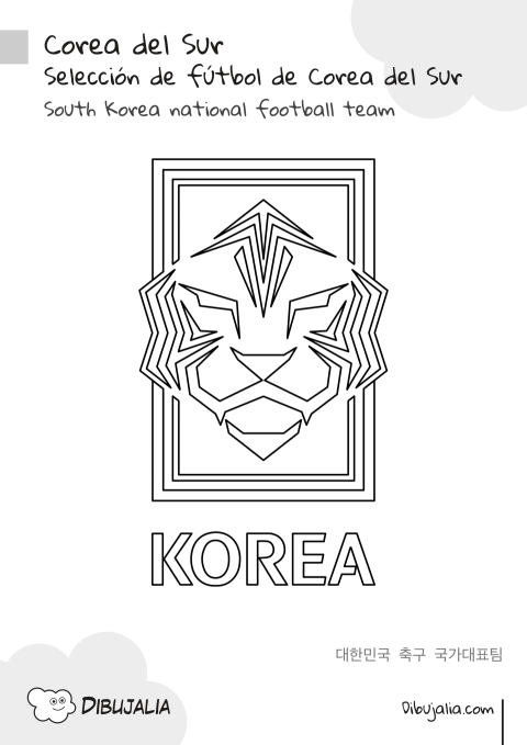 Escudo Selección de Fútbol de Corea del Sur