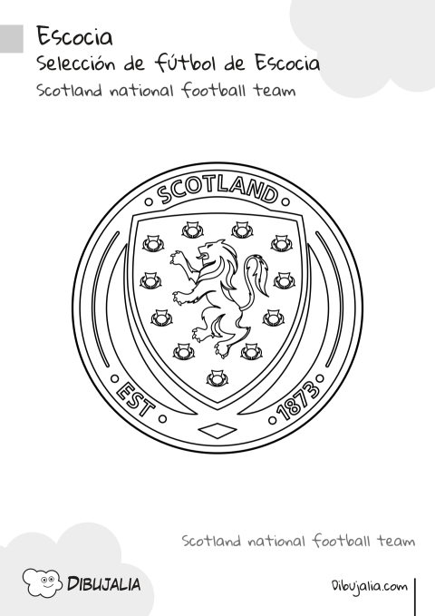 Escudo Selección de Fútbol de Escocia