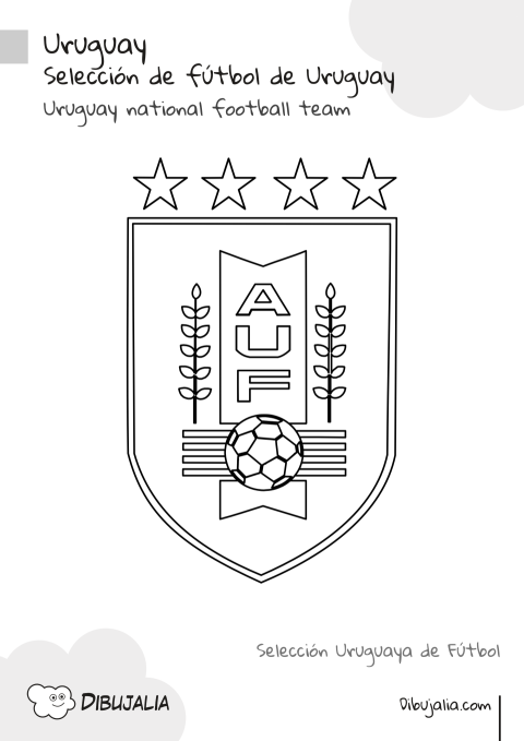 Escudo Selección de Fútbol de Uruguay