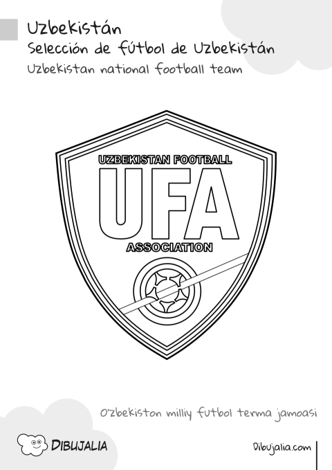 Escudo Selección de Fútbol de Uzbekistán