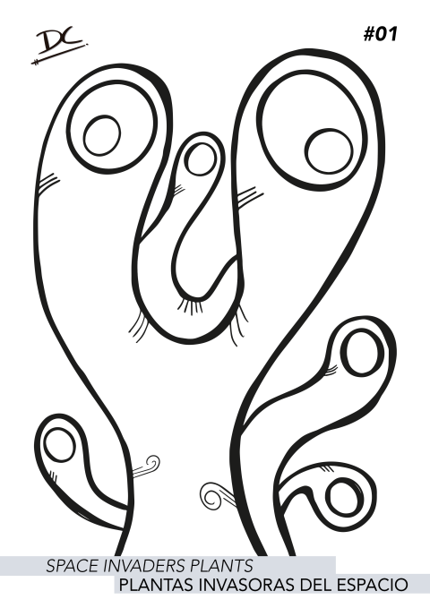 Space Invaders Plants #01
