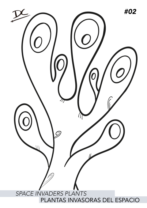 Space Invaders Plants #02