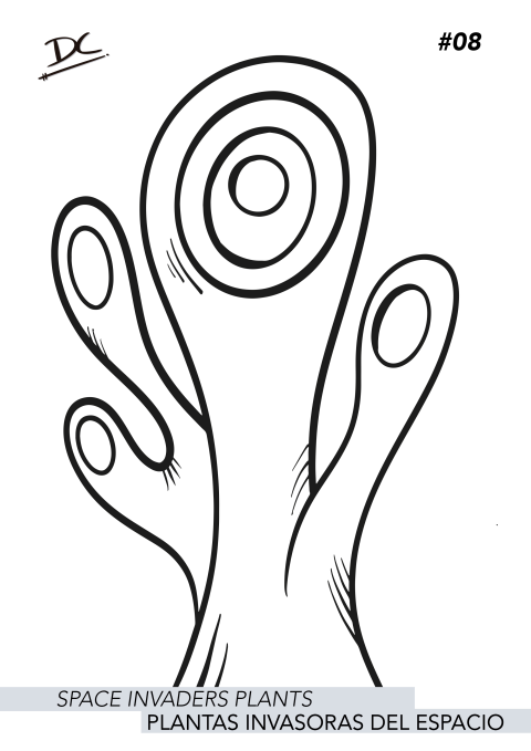Space Invaders Plants #08