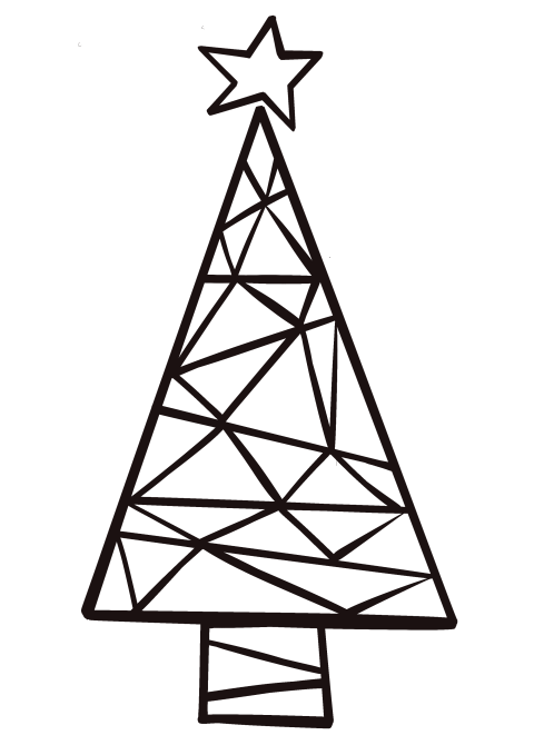 Árbol con figuras para decorar