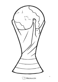 Copa del Mundo v3 - Dibujo #2301 - Dibujalia - Dibujos para Colorear y  Recursos Educativos