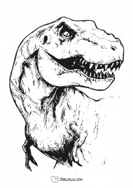 Cabeza de Dinosaurio T-Rex