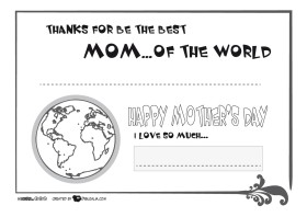 Certificate Mom of the World