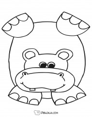 Hipopótamo plano