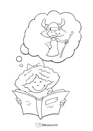 Niños leyendo un libro - Dibujo #2732 - Dibujalia - Los mejores