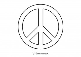 Símbolo de la Paz hippie